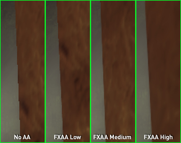 FXAA geometry comparison