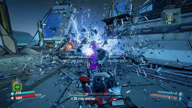 Borderlands 2 PhysX particles and debris