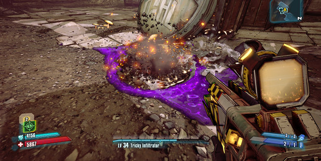 Borderlands 2 fluid physics