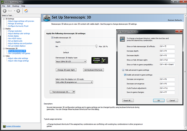 3D Compatibility Mode Setup