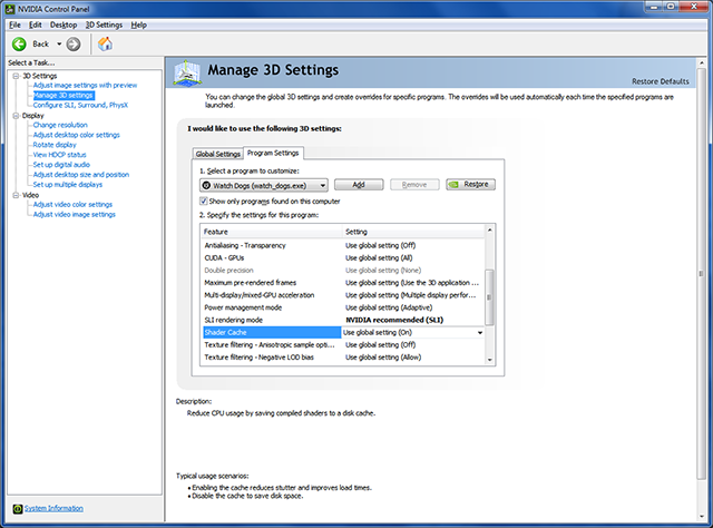 3D Compatibility Mode Setup