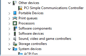 PCI Simple Communications Controller