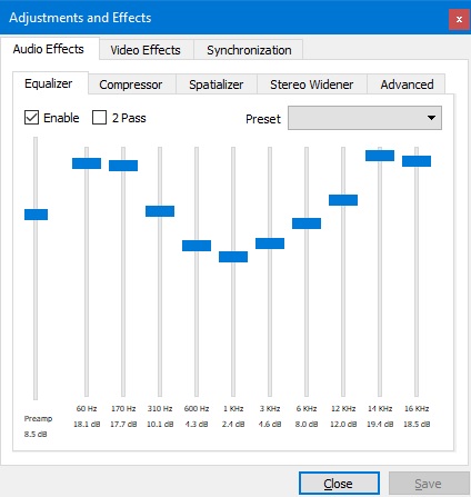 Audio Equaliser